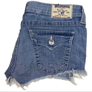 True Religion Jean Shorts